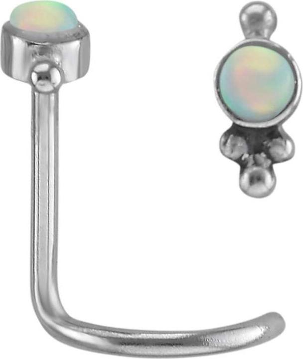Image du produit Bijouteria Piercing nez (Acier inoxydable, Opale Synthétique)