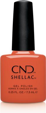 Immagine prodotto CND Shellac Ig-Night-Ed semitrasparente per effetto gelatina n. 471 Smalto UV arancione - Gleam & Gl (471 Arancione, Vernice UV gel)