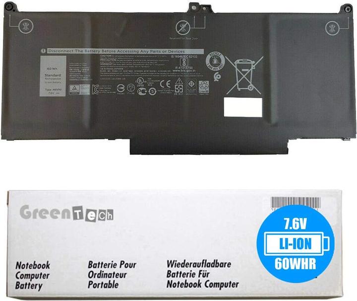 Image du produit Dell Batterie, 60WHR, 4 Cellule (4 cellules)