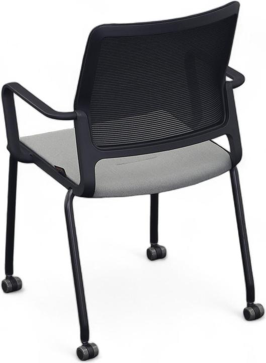 Image du produit Sitag 4-Fuss Stühle SitagXilium Mesh Grau mit Fixarmlehnen, Neu (48 cm)