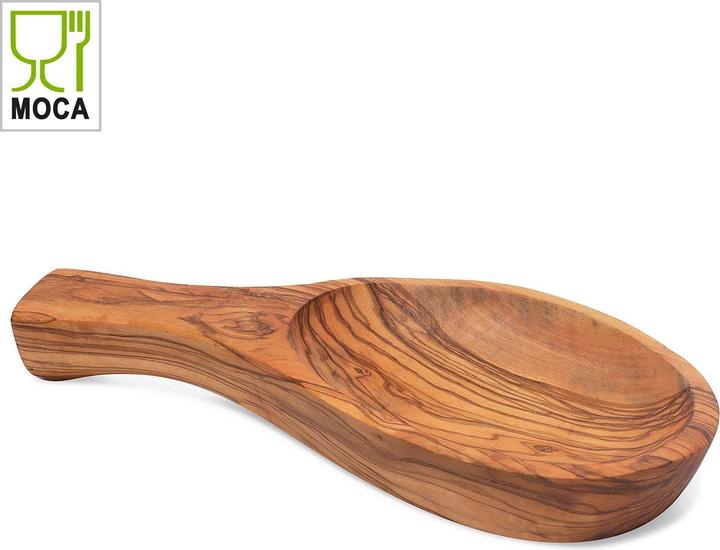 Produktbild Natura Punto Schale Blattform, Tapasschale, 22 cm, Olivenholz