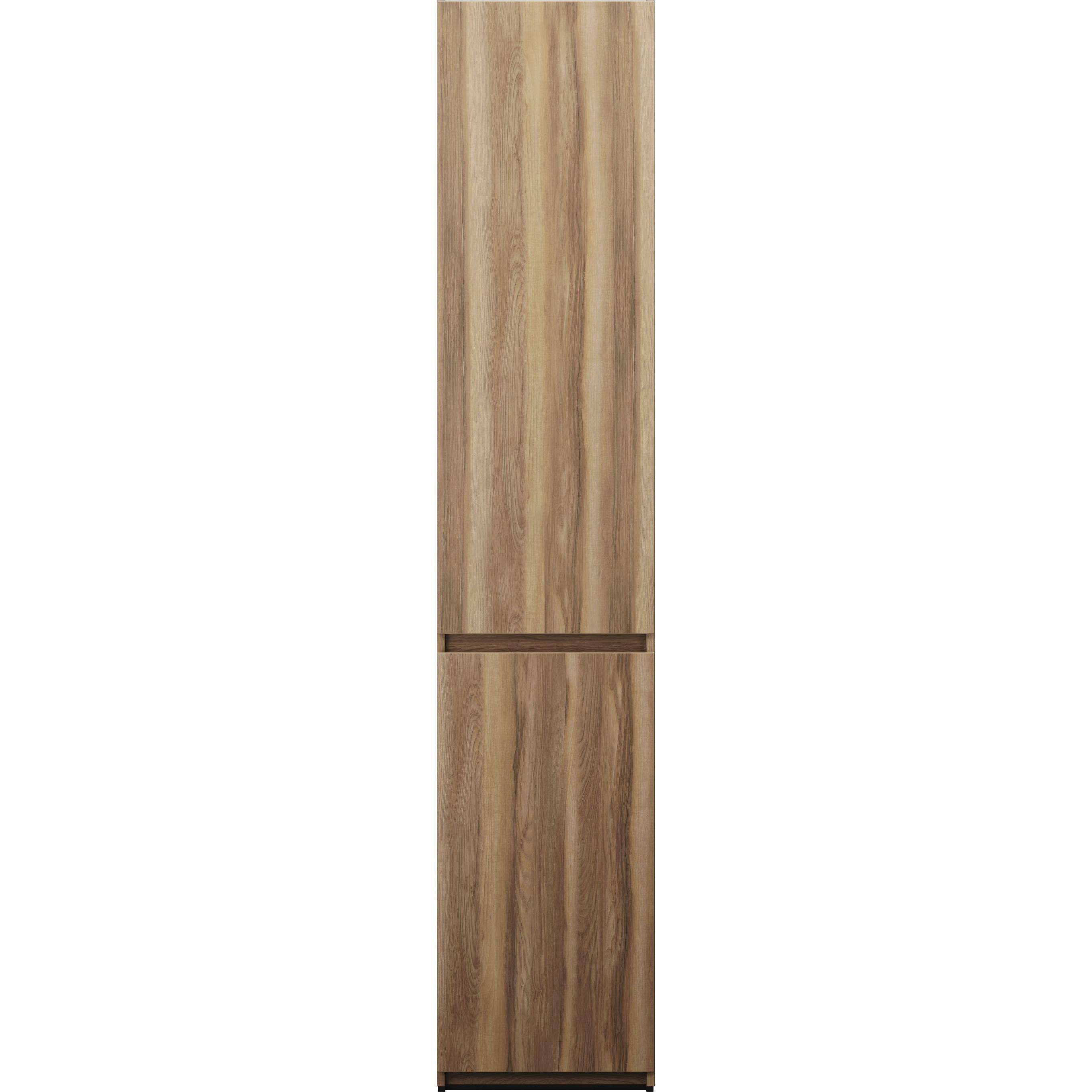 burgbad, Badezimmerschrank, Lin20 Hochschrank Bodenstehend mit 2 Türen, Tiefe 345mm, Türanschlag links, 400x345x2000mm
