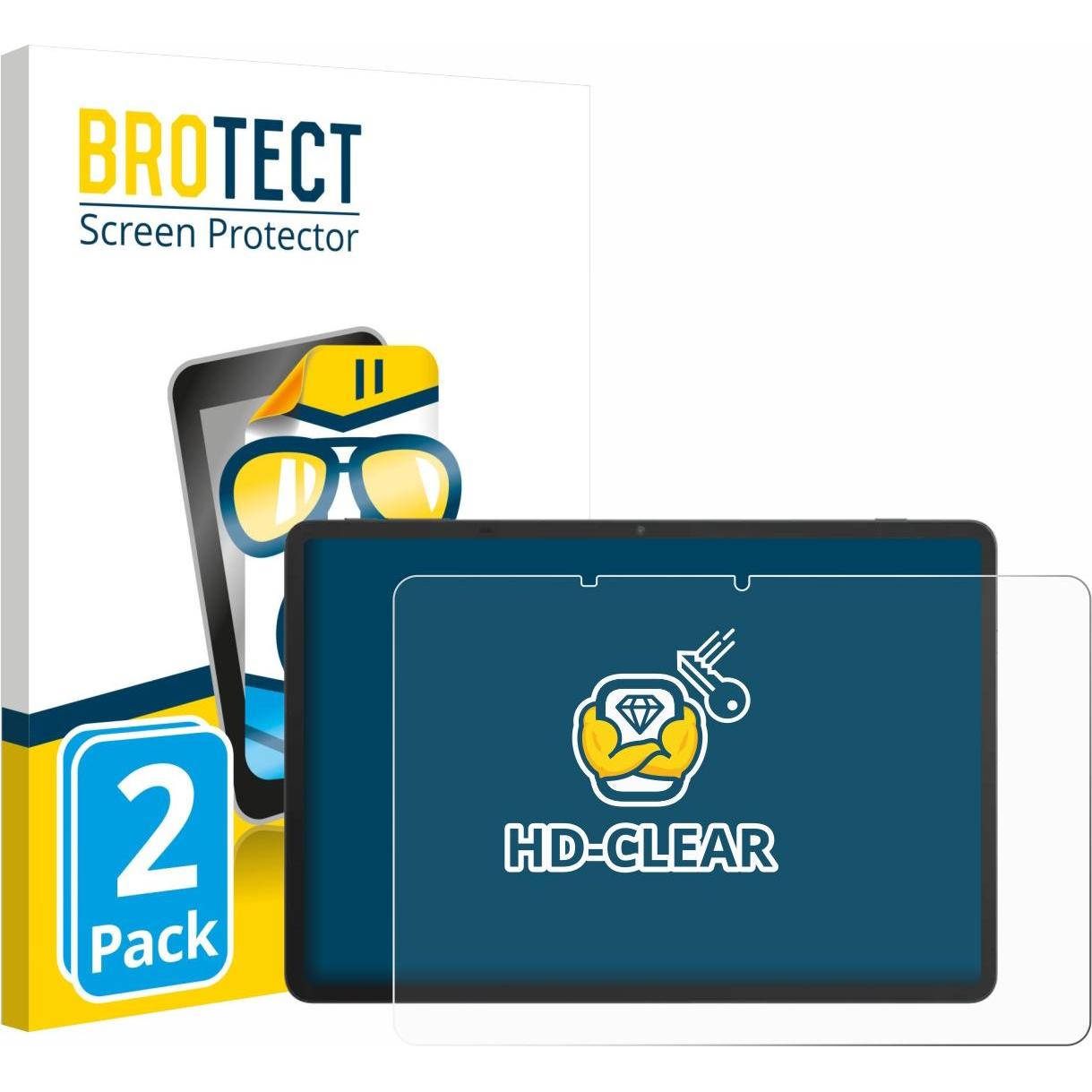 BROTECT Pellicola Trasparente (2 pz., TCL NxtPaper 11 Plus), Pellicola tablet
