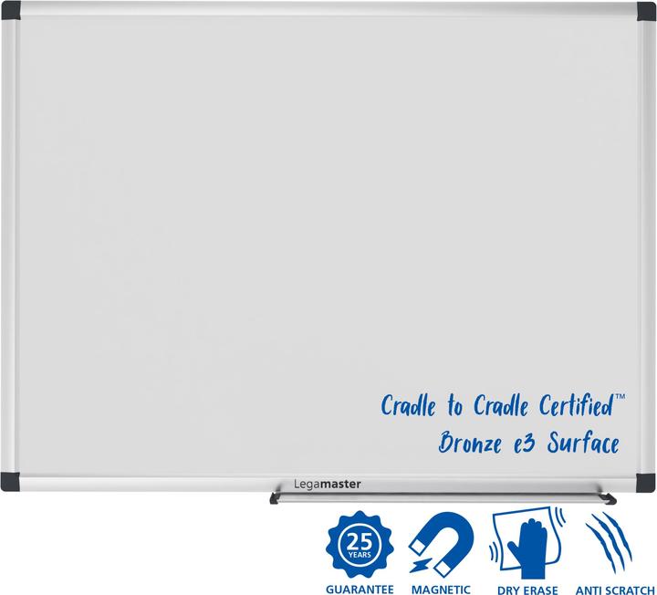 Actual product image Legamaster Magnetic Whiteboard Unite Plus 45 cm x 60 cm, White (45 x 60 cm)