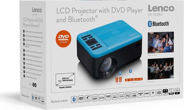 Produktbild Lenco LPJ-500 (Full HD, 2000 lm)