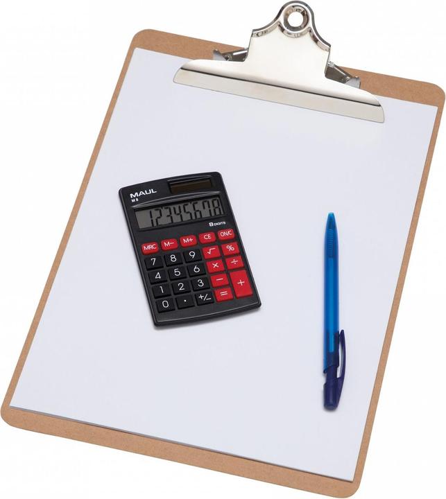 Produktbild Maul Taschenrechner M8 Schwarz (Solarzellen)