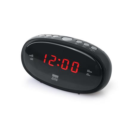 Produktbild New One Clock-radio CR100 Juodas, Alarm function