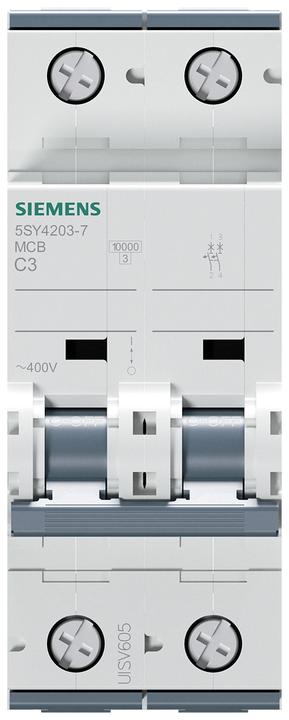 Produktbild Siemens Circuit breaker 400V 10kA 2P 3A