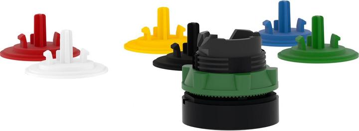 Image du produit Schneider Electric PB Head Flush 5colour Caps
