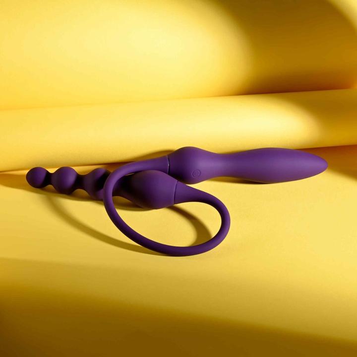 Actual product image Playboy - This & That Double Vibrator - Purple