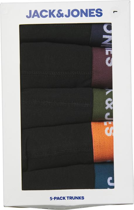 Immagine prodotto Jack & Jones Jacoliver Solid Trunks 5 Pack Box (XXL, Confezione da 5 pezzi)