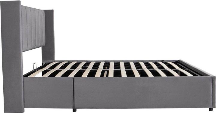 Image du produit Juskys Lit rembourré Savona (120 x 200 cm)