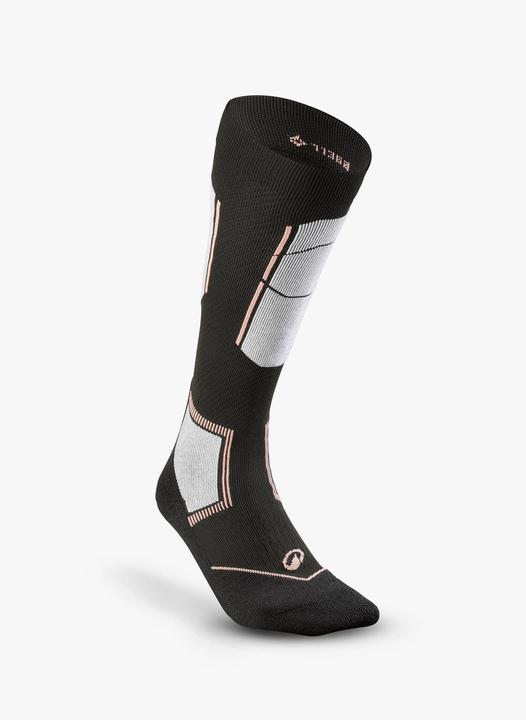 Immagine prodotto Wedze Skisocken Erwachsene Merinowolle - 500 schwarz/rosa (41, 43)
