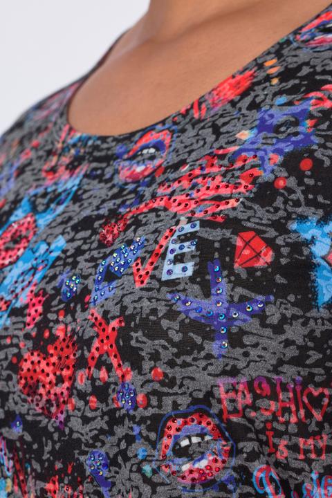 Immagine prodotto Angel of Style T-shirt dal taglio comodo con LOVE (52)