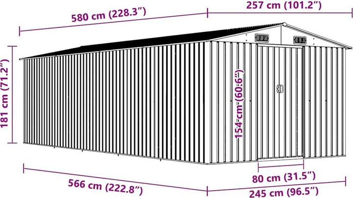 Produktbild vidaXL Gerätehaus