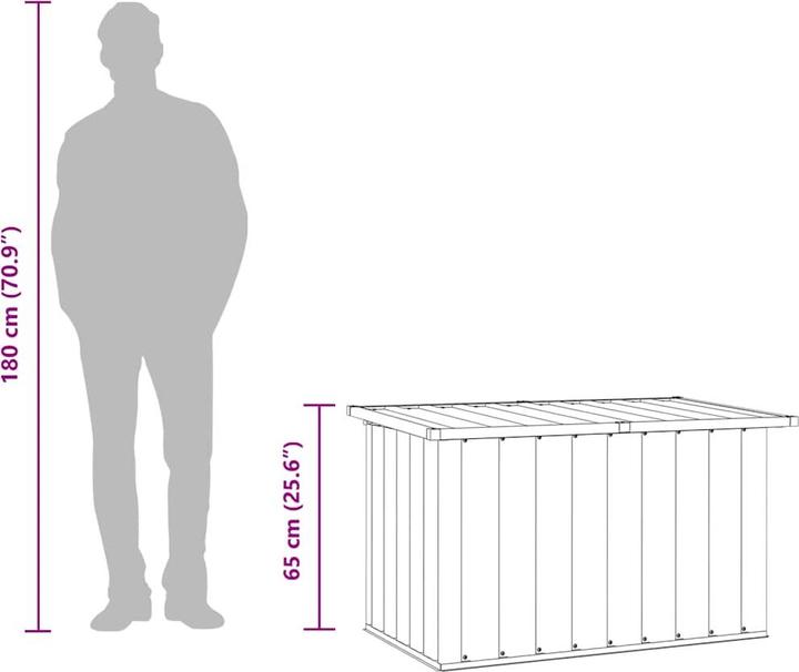 Produktbild vidaXL Aufbewahrungsbox