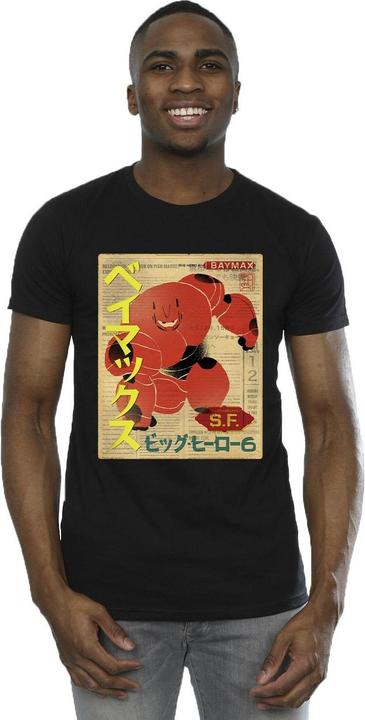 Produktbild Disney Big Hero 6 Baymax Baymax Newspaper TShirt (5XL)