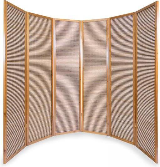 Immagine prodotto Homestyle4u Paravento in legno a 6 pieghe