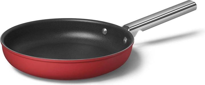 Actual product image Smeg CKFF2601RDM Frying pan Ø 26 cm, red (Frying pan, Aluminium, Stainless steel, 26 x 8.70 cm)