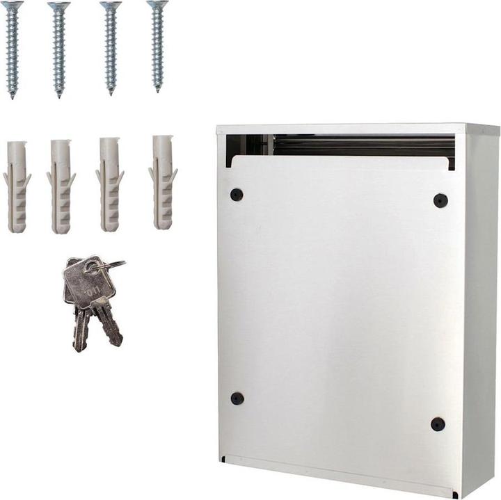 Actual product image Rottner Stainless steel letterbox Como