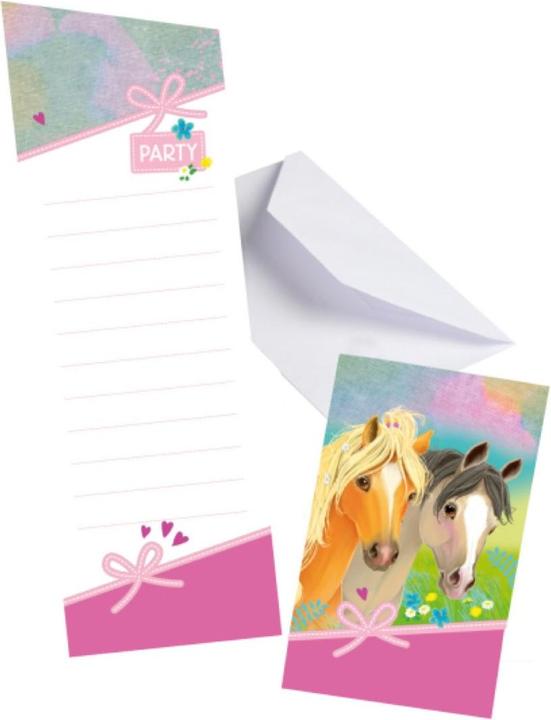 Amscan Invitations & Enveloppes - Pony (8p.) (8 pcs)