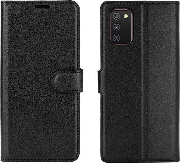Produktbild MU Classic Litchi Leder Bookcover Series (Samsung Galaxy A02s)