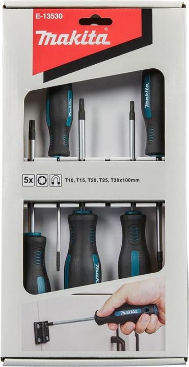 Produktbild Makita E-13530 Screwdriver Set 5 pcs (Pin-torx)