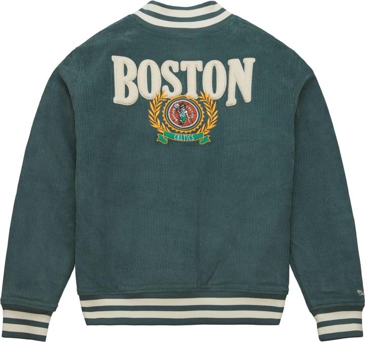 Actual product image Mitchell & Ness M&N Varsity Corduroy Sherpa College Jacket - Boston Celtics - S (S)
