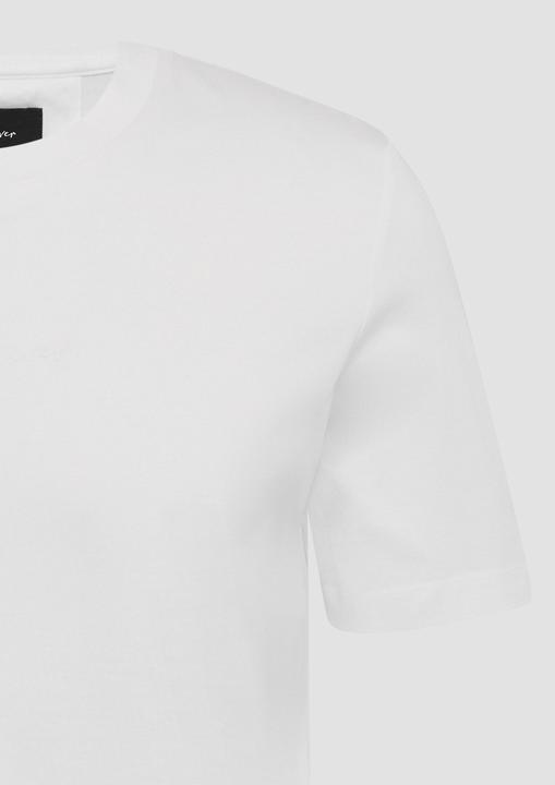 Produktbild S.Oliver T-Shirt T-Shirt aus merzerisierter Baumwolle mit Logo-Detail (XXL)