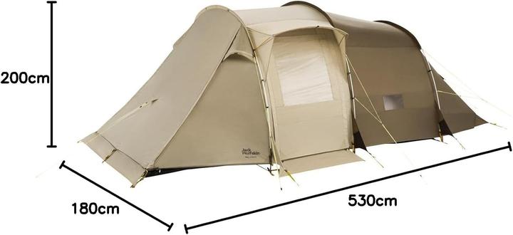 Actual product image Jack Wolfskin Great Divide RT (Tunnel tent, 12.80 kg, 5 persons)