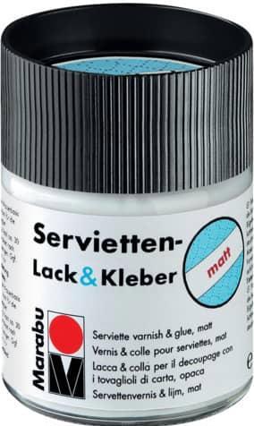 Produktbild Marabu Decoupage Lack und Kleber matt 250ml (Durchsichtig, 250 ml)