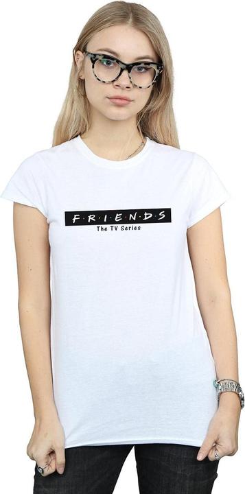 Actual product image Friends Womens/Ladies Logo Block Cotton T-Shirt (S)