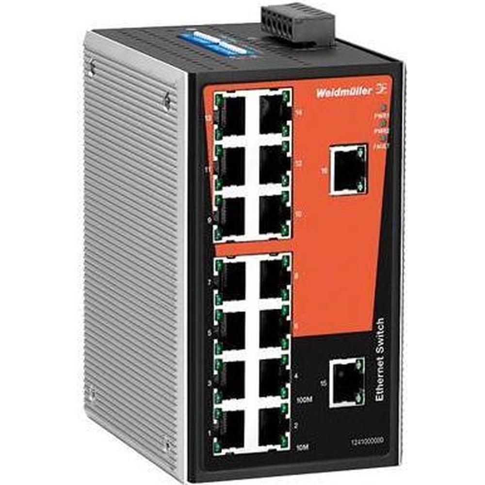 Weidmüller Network Switch Unmanaged, Fast Ethernet, Domotica