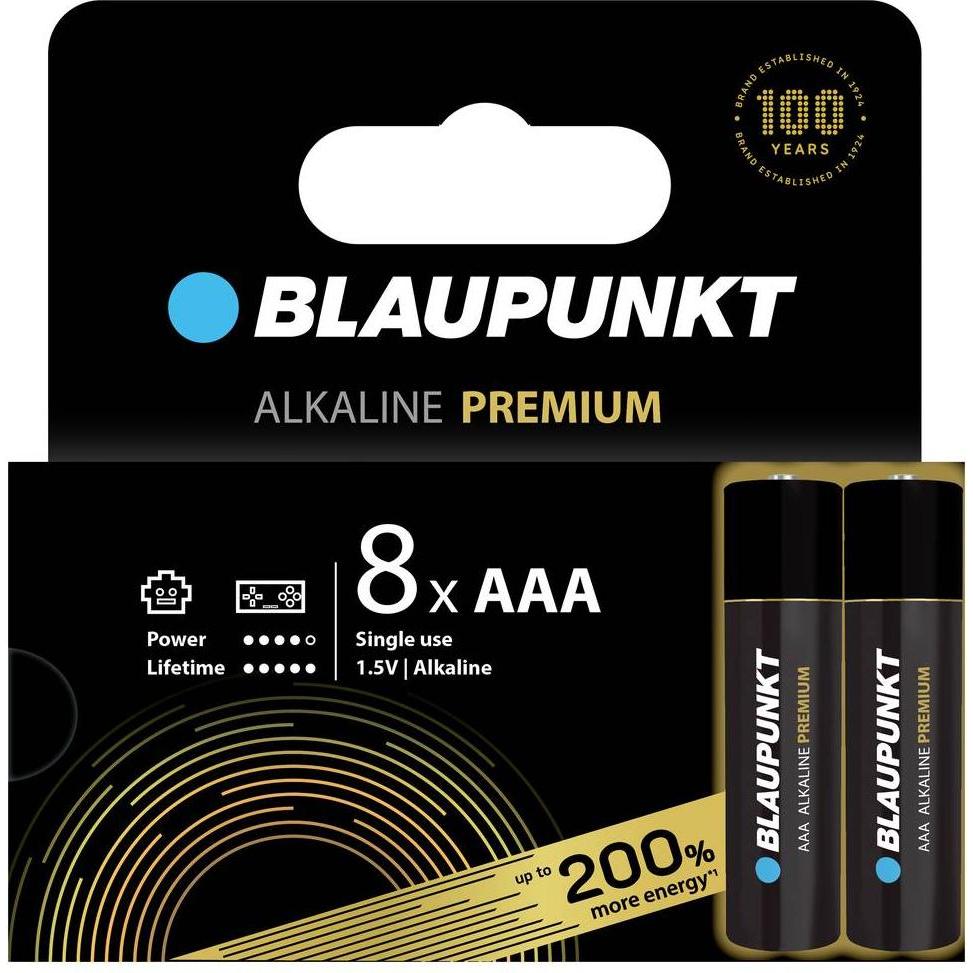 Thumbnail - Blaupunkt Micro (AAA)-Batterie Alkali-Mangan 1.5 V 20 St. (8 Stk., AAA), Batterien + Akkus
