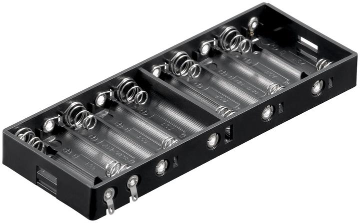 Actual product image Goobay 10x AA AA battery holder