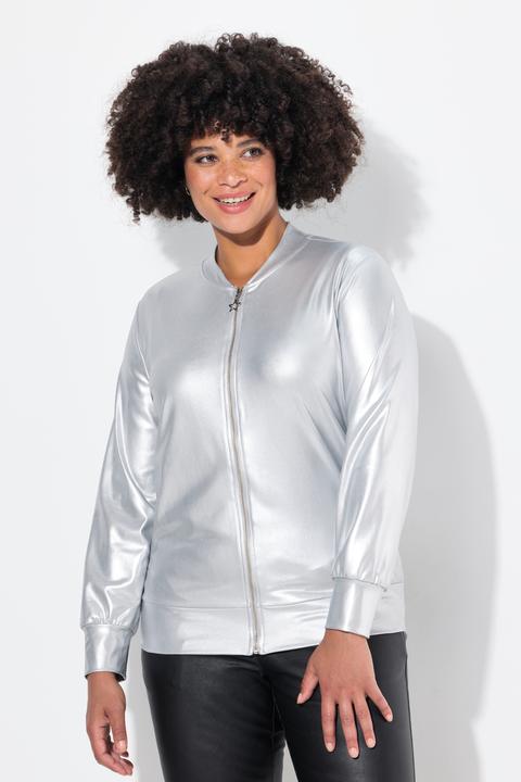 Actual product image Angel of Style Blouson, Silber-Metallic, Zipper (54)