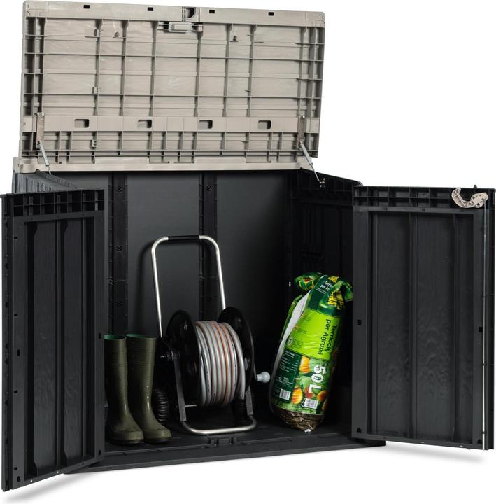 Produktbild Toomax Gartenschrank Stora Plus, 129.5x74.5x111 cm, Anthrazit/Grau
