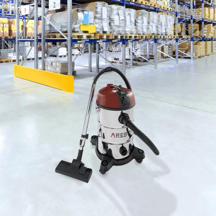 Image du produit Arebos Aspirateur industriel 5IN1 - 30 L rouge (Aspirateur eau et poussière)