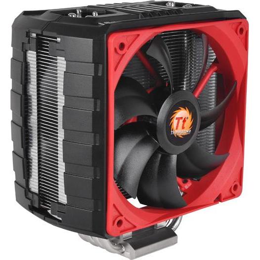 Thermaltake Raffreddamento CPU NiC C4 CLP0607 (AM2, AM2 +, AM3, AM3 +, FM1, LGA 1150, LGA 1155, LGA (25 mm), Dissipatore CPU, Rosso