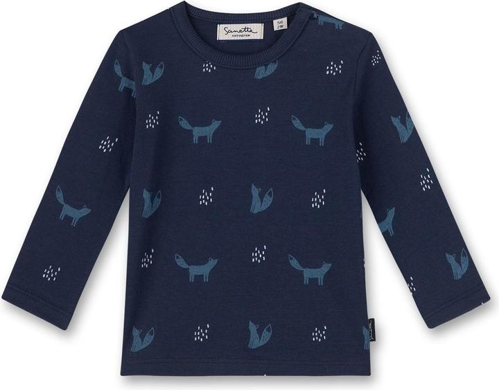Produktbild Sanetta Baby Shirt Clever Fox allover (80)