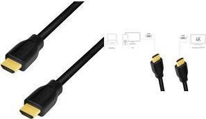 Image du produit LogiLink HDMI – HDMI (2 m, HDMI)