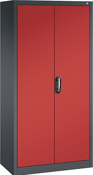 Black grey RAL 7021, Fire red RAL 3000, Light grey RAL 7035