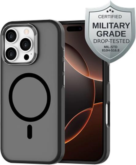 Productafbeelding Just in Case Military Grade Kunststoff Back Cover Schwarz Magnetisch Apple iPhone 16 Pro (Apple iPhone 16 Pro)