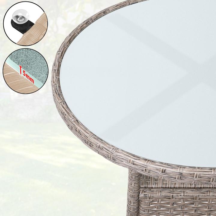 Actual product image Casaria Balcony table (60 cm)