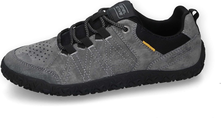 Camel Active Sneaker pig nubuk GRAU/SCHWARZ