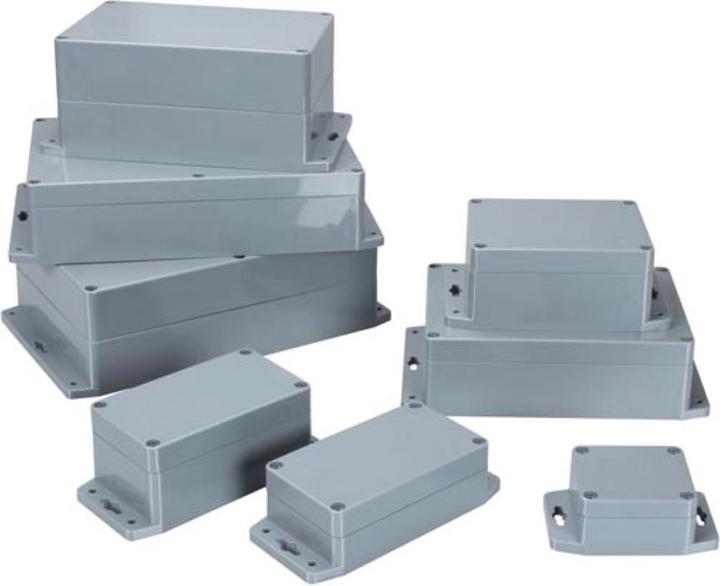 Actual product image HP Autozubehör ABS HOUSING WITH MOUNTING FLANGE - WATERPROOF - 115 x 65 x 40 mm (Housing)