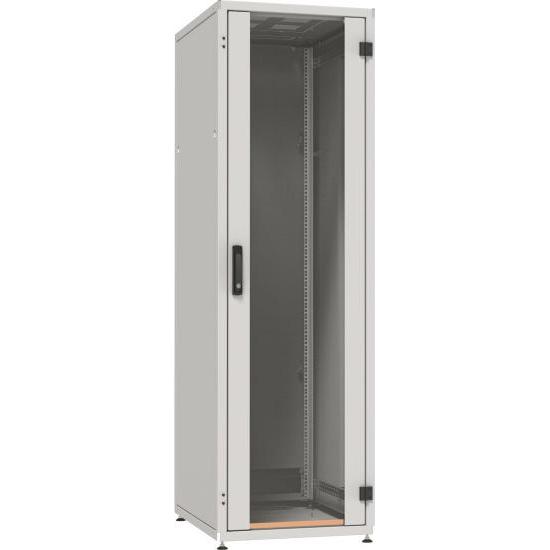 EFB Elektronik Netzwerkschrank (10.86 HE, 19 Zoll Rack), Serverschrank, Grau