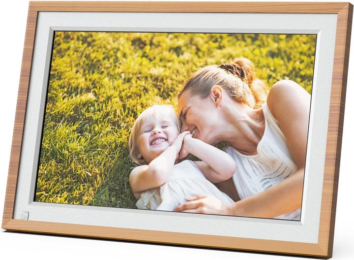 Produktbild AGFAPHOTO Digitale Fotolijst mit 10 Zoll Display, Fotoanzeige, Uhr, Kalender und Alarm (10", 1280 x 800 Pixel)