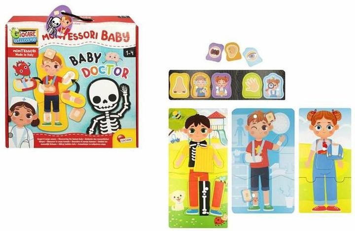Actual product image Lisciani Montessori Playbox Baby Little Doctor (Multilingual, 1 - 4 years)