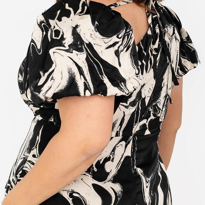 Image du produit Lovedrobe Robe midi à encolure asymétrique (48)